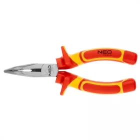   Hajlított csőrű fogó 1000v, szigetelt, 160mm (6"), crv, polírozott