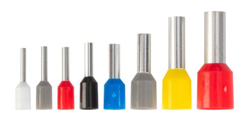 Érvéghüvely fogó 205mm, 4 sarkos, 1200db érvéghüvellyel