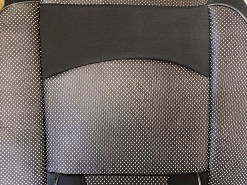 11 részes univerzális üléshuzat szett - 2HELYEN osztható - Légzsákos - fekete-fehér 203-3BKW