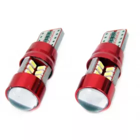 LED CANBUS 27SMD T10e (W5W) White 12V/24V 01446