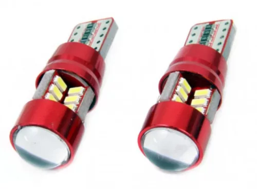 LED CANBUS 27SMD T10e (W5W) White 12V/24V 01446