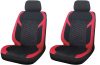 AD9549RD-2F 2DB-os Univerzális üléshuzat 1+1 - Légzsákos - Piros-fekete