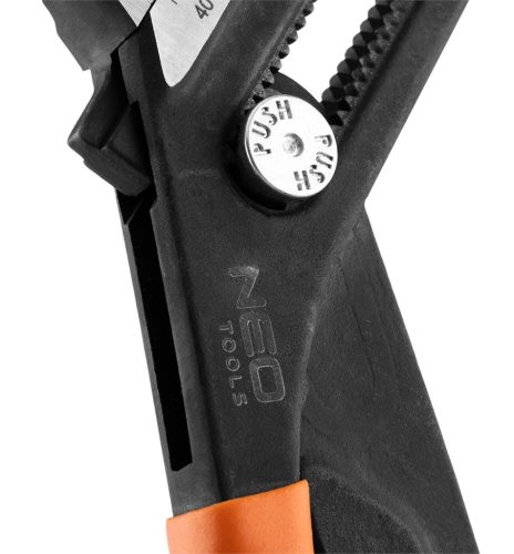 Vízpumpafogó fogókulcs, párhuzamos pofákkal, 250mm