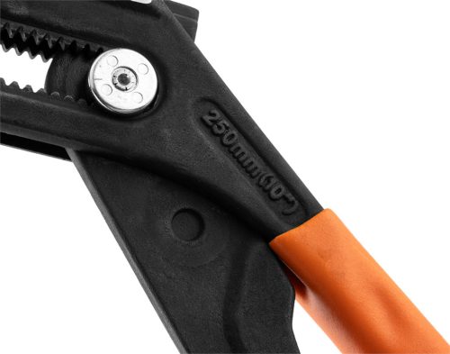 Vízpumpafogó fogókulcs, párhuzamos pofákkal, 250mm