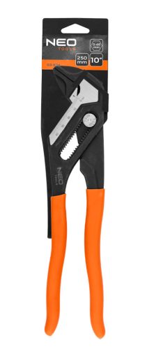 Vízpumpafogó fogókulcs, párhuzamos pofákkal, 250mm