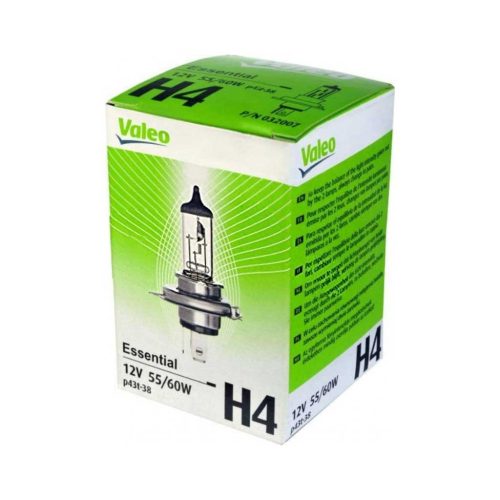 Valeo 032007 izzó, távfényszóróValeo 032007 12V 60/55W H4 P43t-38 Essential fényszóróizzó