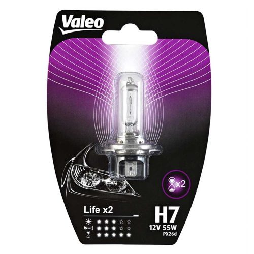 Valeo 032516 12V 55W H7 PX26d Life x2 fényszóróizzó