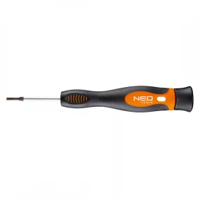 Műszerész, precíziós csavarhúzó 2.0x50mm, lapos