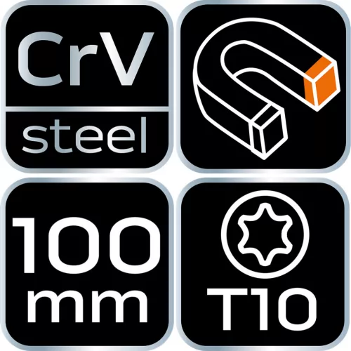 Csavarhúzó torx t10x100mm