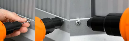 Akkus popszegecshúzó, Energy+, 18V, szegecsátmérő 2,4-6-4mm, húzóerő 12000 N