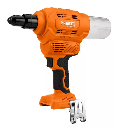 Akkus popszegecshúzó, Energy+, 18V, szegecsátmérő 2,4-6-4mm, húzóerő 12000 N