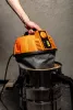 Száraz/vizes ipari porszívó, szűrőtisztító funkció, 1600W/18KPa, 35L inox tartály, gépcsatlakozó, tartozékok
