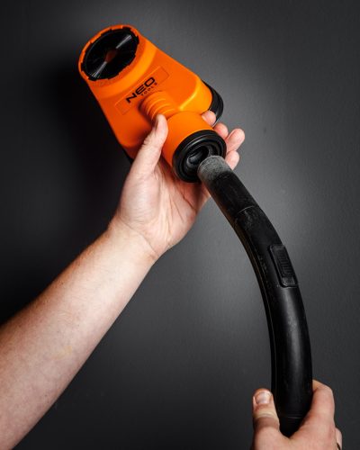 Porelszívó adapter fúráshoz, 70mm-ig, univerzális porszívócsatlakozóval