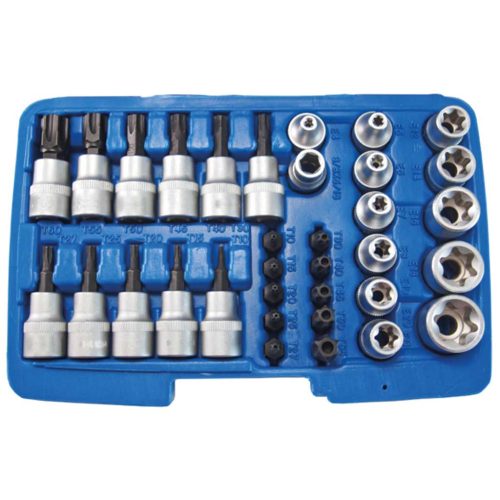 SW STAHL 04187L Csavarhúzó-, dugókulcs-fej és bitfej készlet,34 részes