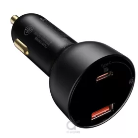   13061  ECO 04AC Gyorstöltő digitális voltmérővel - USB/USB-C csatlakozás - 100W 