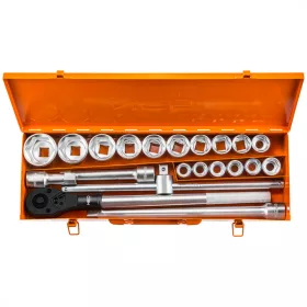Dugókulcskészlet 3/4", 21db