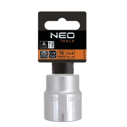 Dugókulcs 21mm, 3/4", hatlapú