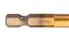 Gépi menetfúró, 2az1-ben előfúró éllel, HSS-Titán, M4x0.7mm, hatszög szárral