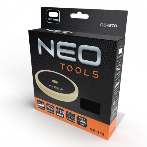 Polírkorongok 150 x 150mm x 25mm, abraziv