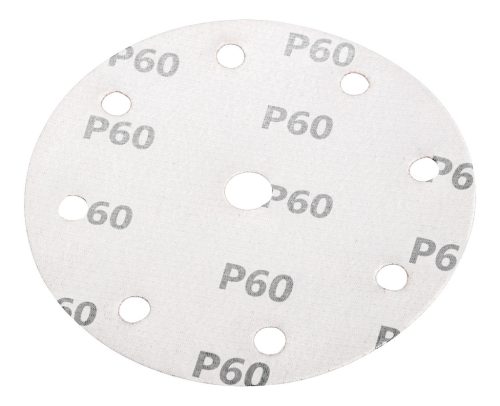 Csiszolókorong tépőzáras 150mm, P60, 9 lyukkal, 5db, 04-721-hez