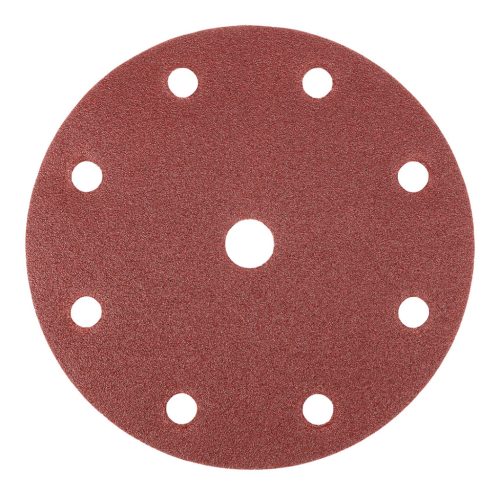 Csiszolókorong tépőzáras 150mm, P80, 9 lyukkal, 5db, 04-721-hez