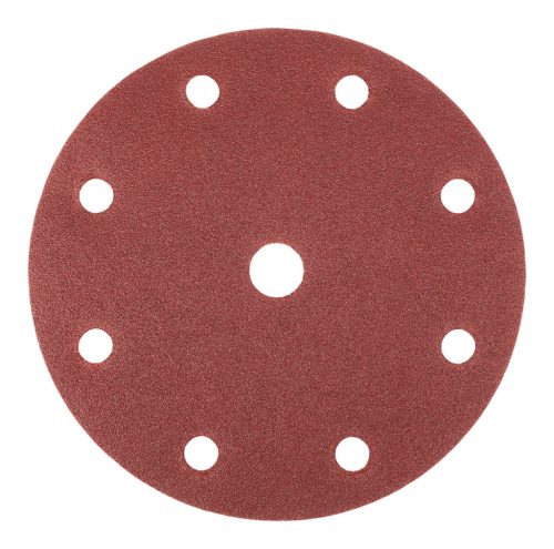 Csiszolókorong tépőzáras 150mm, P120, 9 lyukkal, 5db, 04-721-hez