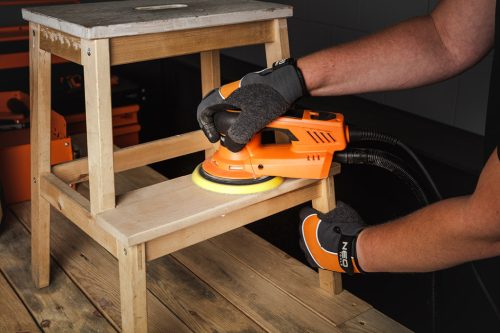 Csiszolókorong tépőzáras 150mm, P240, 9 lyukkal, 5db, 04-721-hez