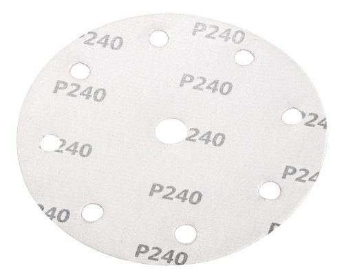 Csiszolókorong tépőzáras 150mm, P240, 9 lyukkal, 5db, 04-721-hez