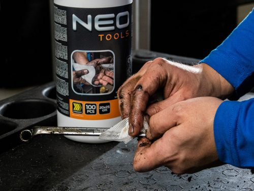 Kéztisztító kendő, 100 lap, ragasztó, gyanta,szilikon,lakk, festék, poliuretán hab és polimer