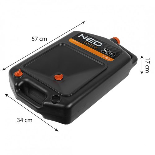 Olaj és hűtőfolyadék leeresztő kanna, hordozható, zárt, 12l