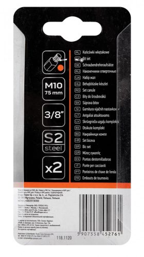 Spline bit M10x75mm, S2x2db