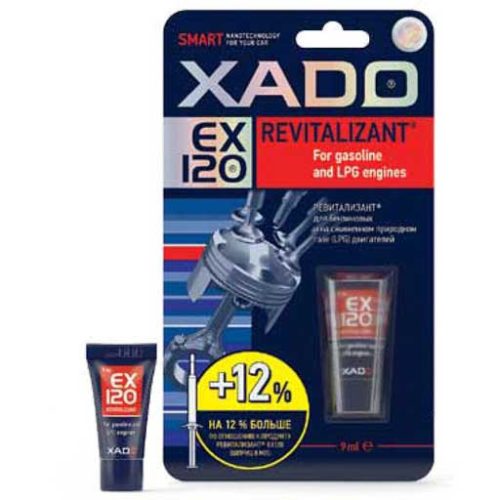 Xado 10335 EX120 revitalizáló gél benzines és LPG motorokhoz, 9ml