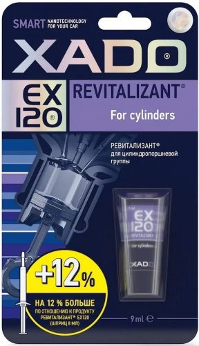 Xado 10338 EX120 Revitalizant henger- dugattyú revitalizáló, helyreállító  9ml