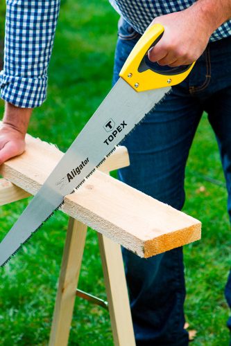 Kézifűrész 400mm, 3-as élezés, 7TPI, Aligator"