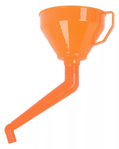 Tölcsér 160 mm, 1,2L, hajlított kifolyóval, polietilén