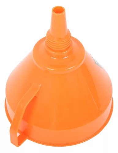 Tölcsér 160 mm, 1,2L, hajlított kifolyóval, polietilén