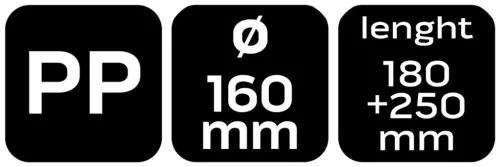 Tölcsér 160mm, 1,2L, flexibilis kifolyóval, polietilén