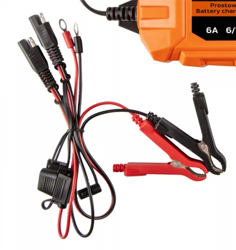 Automatikus akkumulátortöltő 6a/100w, 3-150ah, savas / agm / gel akkumulátorokhoz