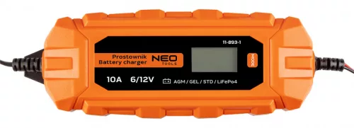 Automatikus akkumulátortöltő 10a/160w, 3-200ah, savas / agm / gel akkumulátorokhoz