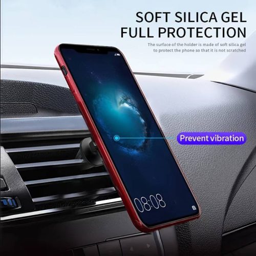 Szellőzőrácsra szerelhető autós telefontartó X002+X005