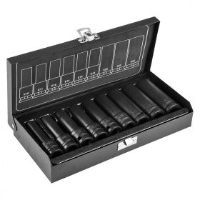   Gépi Dugókulcskészlet 1/2" 9db HOSSZÚ TORxE10-24 CR-MO