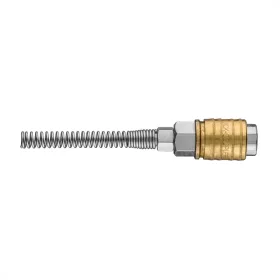   Pneumatikus Gyorscsatlakozó, 4x6mm tömlőkimenetes,védőrugós