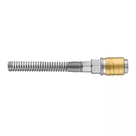   Pneumatikus Gyorscsatlakozó, 6x8mm tömlőkimenetes,védőrugós
