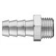 Pneumatikus tömlőcsatlakozó 8mm, 1/4", külső menet