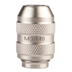 Befogóadapter menetfúrókhoz, 1/4", M3-M8