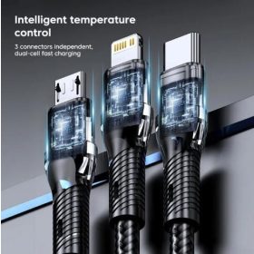   12019 3IN1BK 3 az 1-ben töltő különböző töltőfejekkel - 5A 12-24V