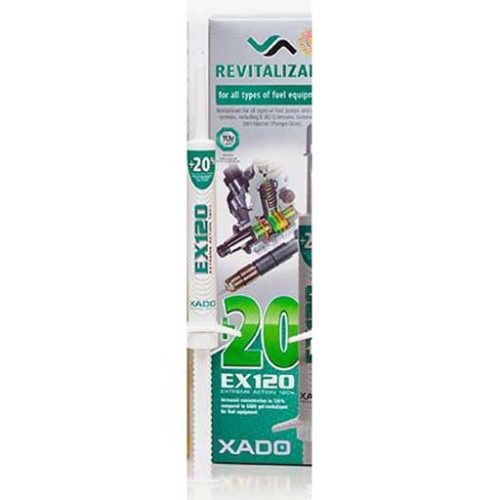 Xado 12033 EX120 revitalizáló gél fecskendőben, üzemanyagrendszerekhez, 8ml