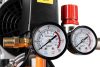 Kompresszor, 12L, olajmentes, extra csendes, kefementes motorral, 95L/perc, 8bar