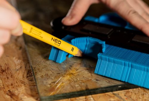 Ácsceruza üveghez, csempéhez piros, 240mm