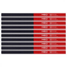 Ácsceruza kétszínű, piros-kék, 12db